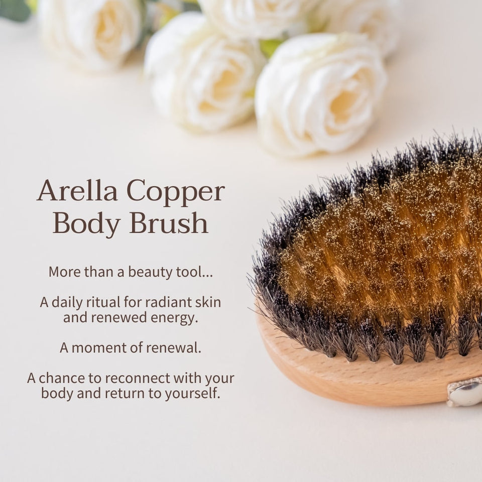 Arella Copper Body Brush