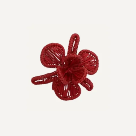 Orquidea Napkin Ring, Terracotta