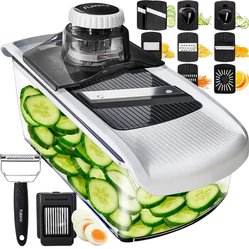 6-in-1 Vegetable Chopper & Mandoline Slicer