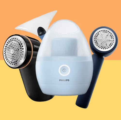 Philips 1000 Series Fabric Shaver – USB Rechargeable, Safe on All Garments, Effortless Lint & Pill Removal