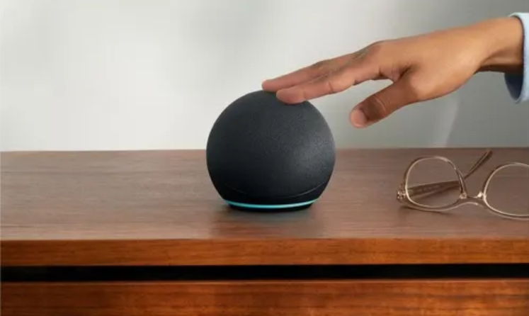 Echo Dot (5th Gen) Charcoal – Big Vibrant Sound with Alexa. Stream music, podcasts, and audiobooks via Wi-Fi or Bluetooth from services like Amazon Music, Spotify, Apple Music, and Audible. Use Alexa to check the weather, set timers, manage your calendar, or get quick answers—completely hands free.