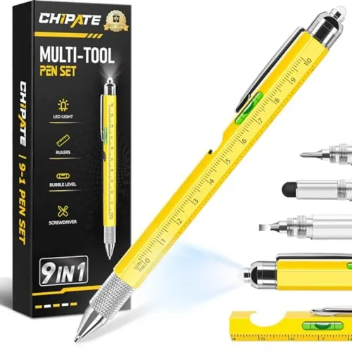 Chipate 9-in-1 Multi-Tool Pen – All-in-One Gadget Pen