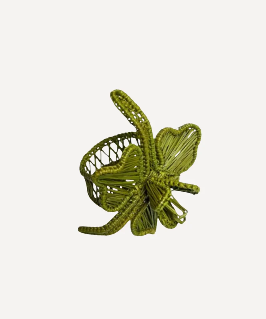 Orquídea Napkin Ring, Green