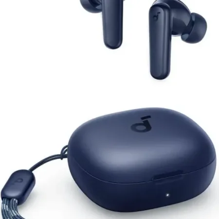 soundcore P20i wireless earbuds with charging case shown in product image